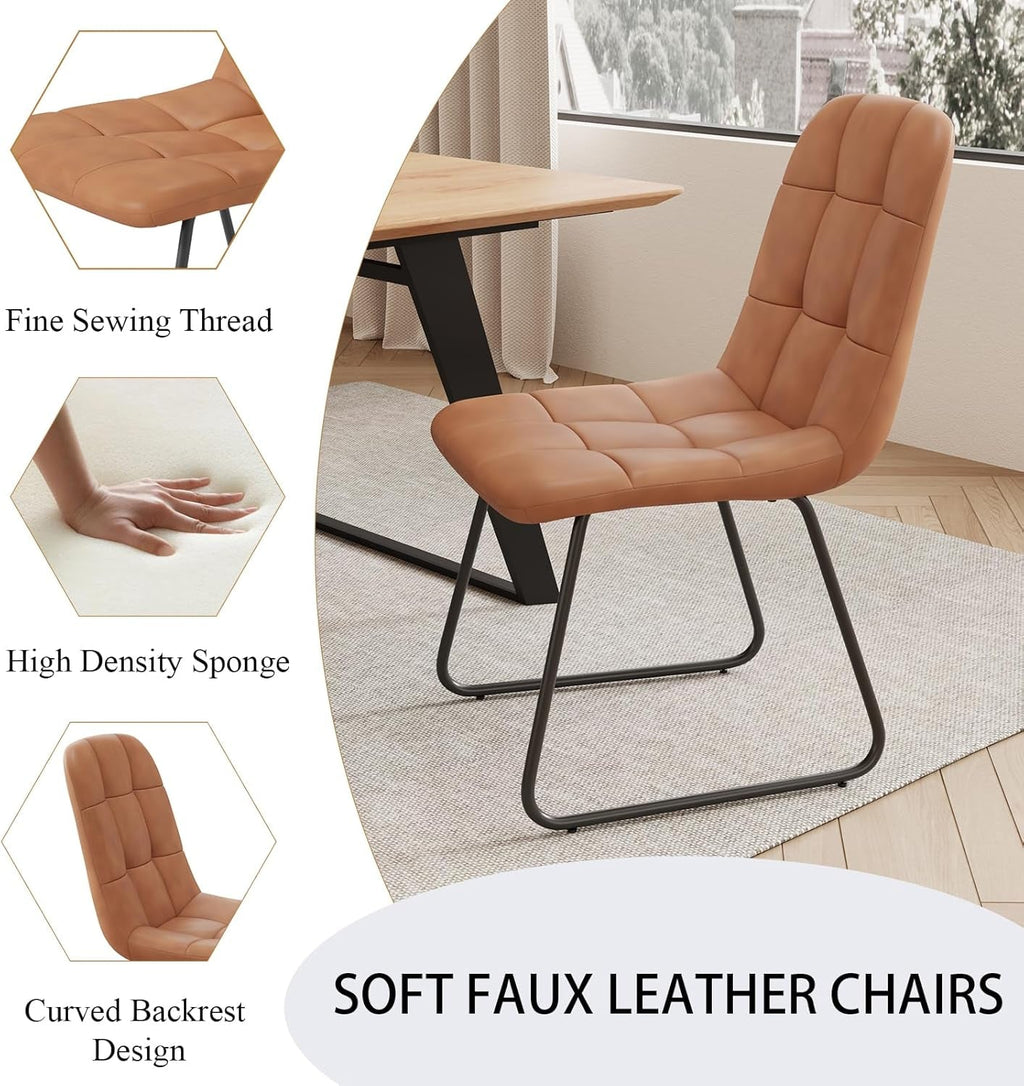 Expandable Oak Wood Dining Table Set For 6 To 8 Seats 51 To 67 Inches-3