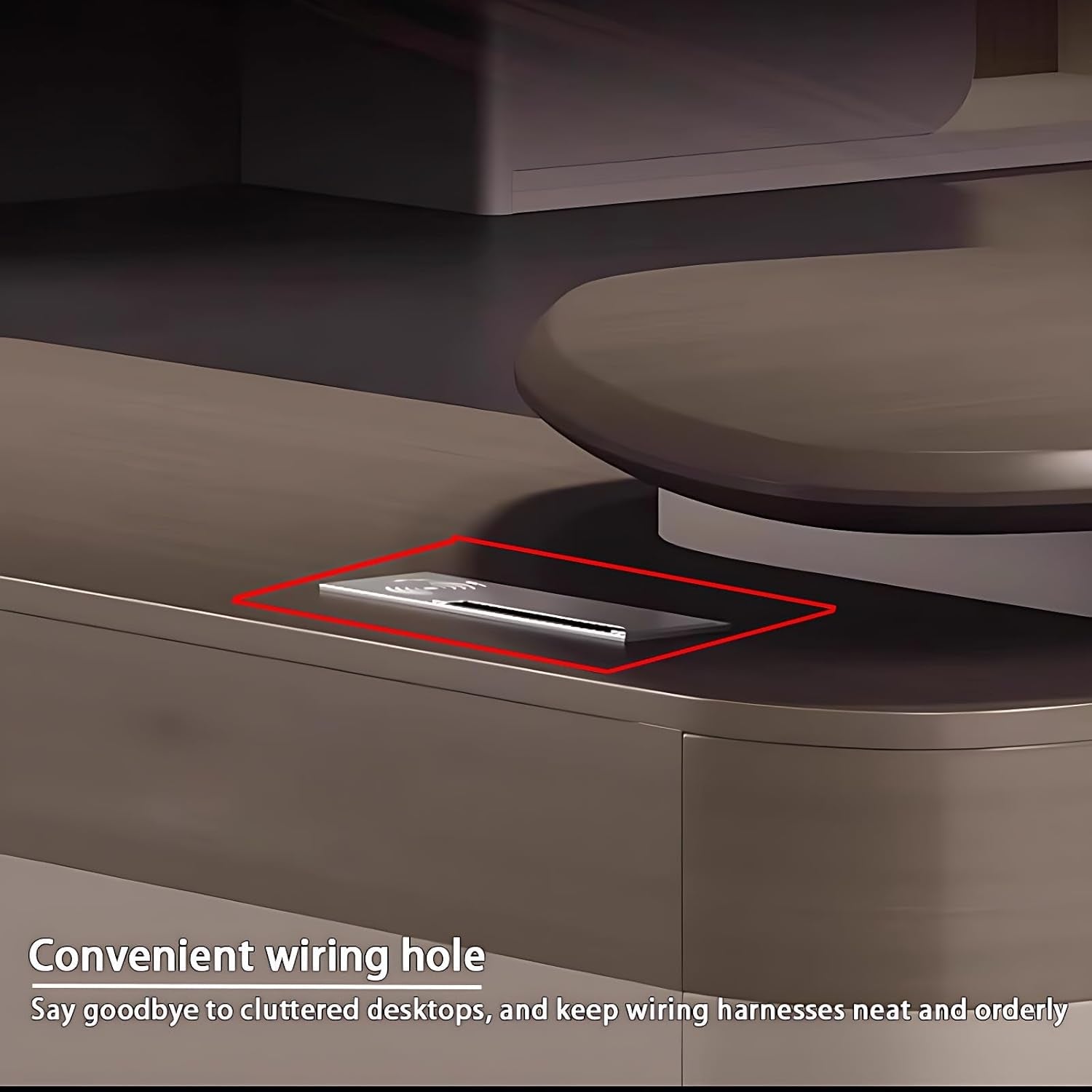 L Shaped Solid Wood Desk With Hidden Cable Hole 141.7 In-4