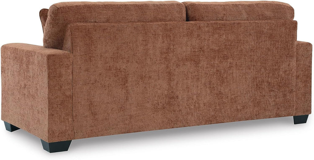 Queen Burnt Orange Contemporary Luxury Sofa Sleeper-4